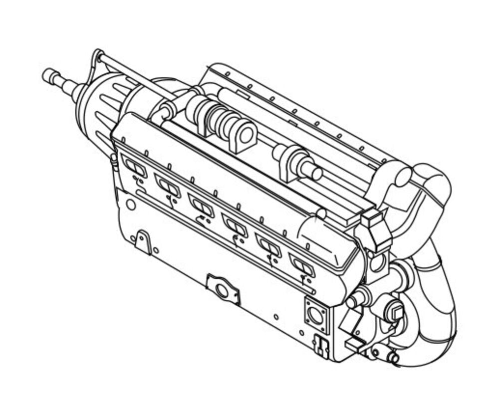 Daimler Benz DB 603 Aircraft Engine"