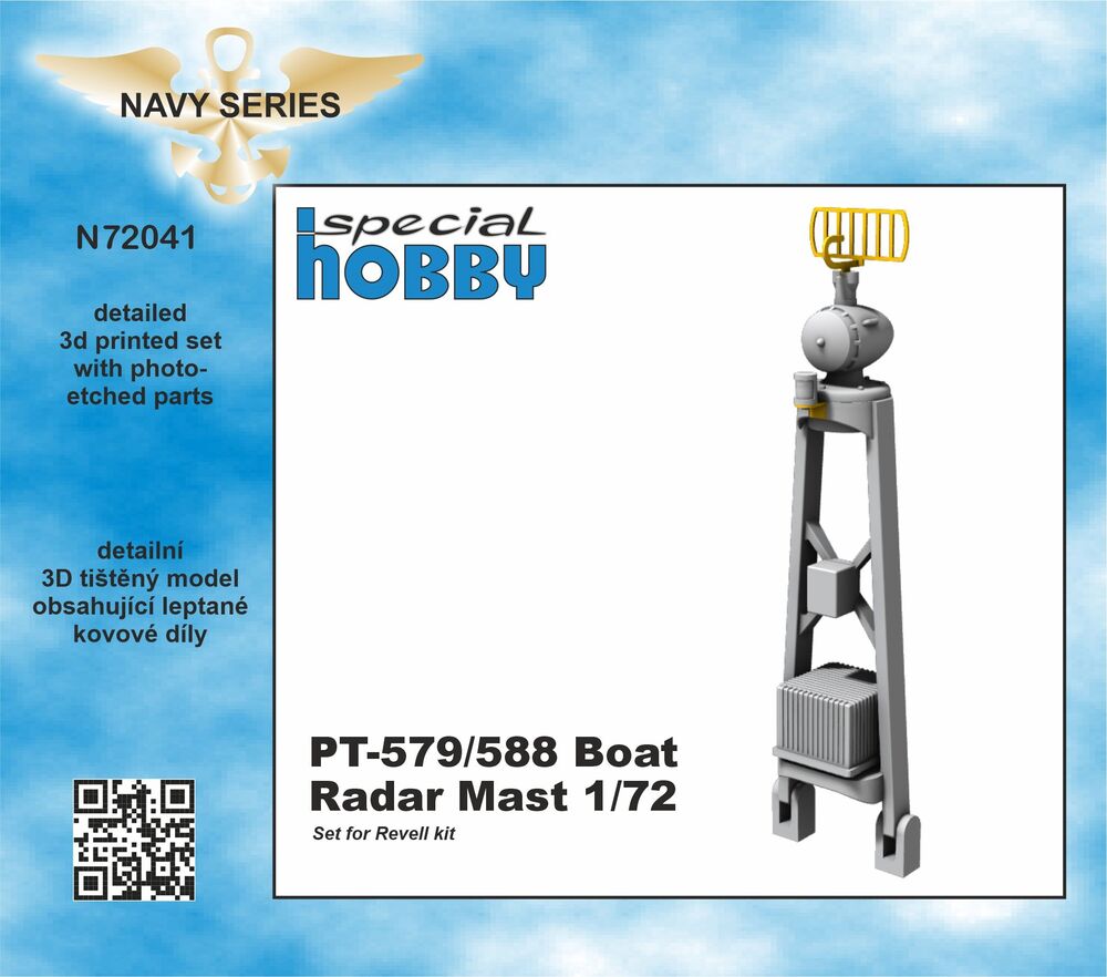 PT-579/588 Boat Radar Mast 1/72