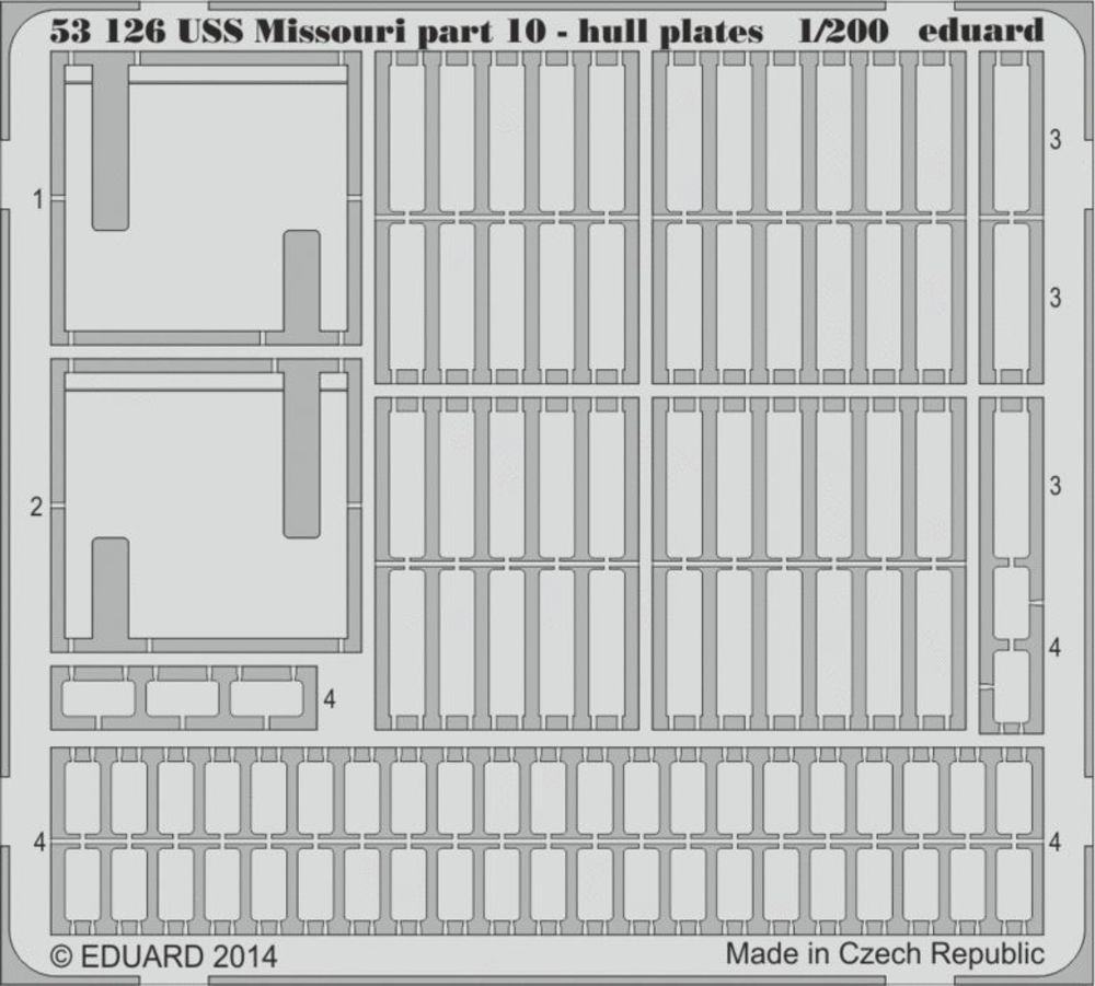 USS Missouri part 10-hull plates f. Trum