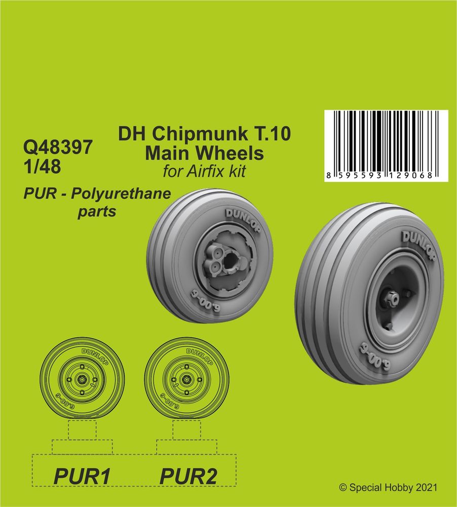 DH Chipmunk T.10 Main Wheels"