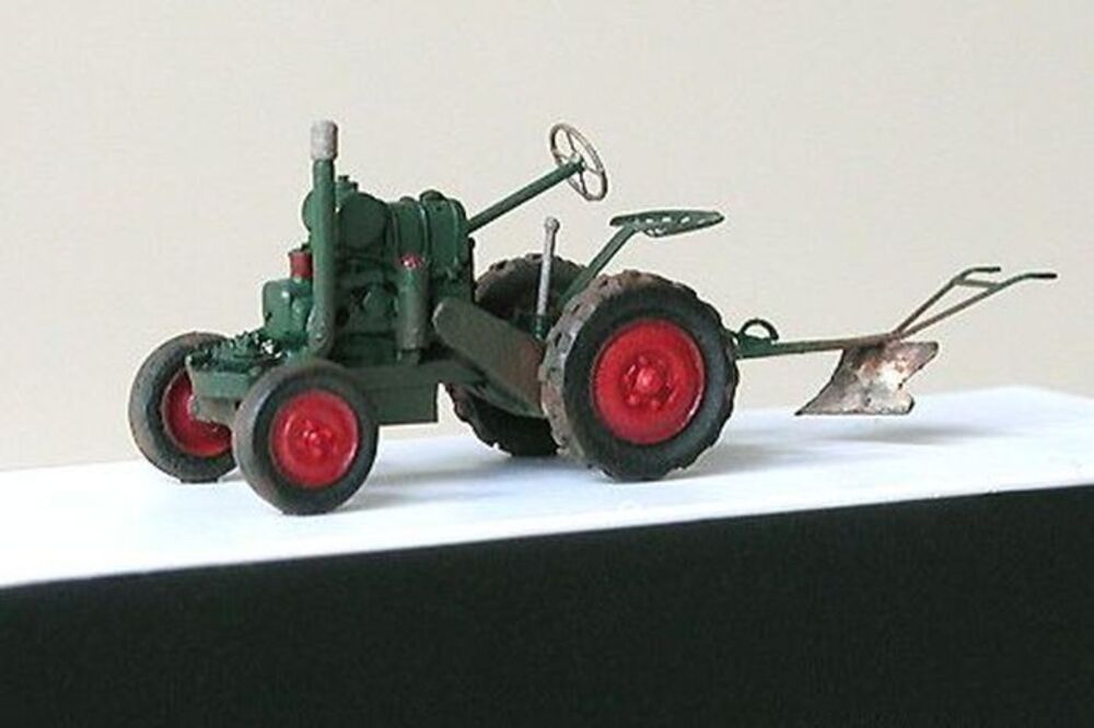 Tractor Svoboda with plow year1937