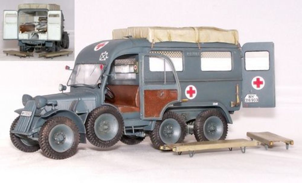 Deutscher Krankenwagen Kfz.31 Steyr 640