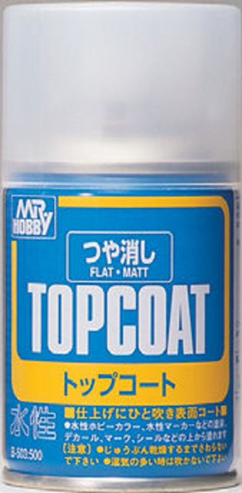 Mr Hobby -Gunze Mr. Top Coat Flat Spray (86 ml)