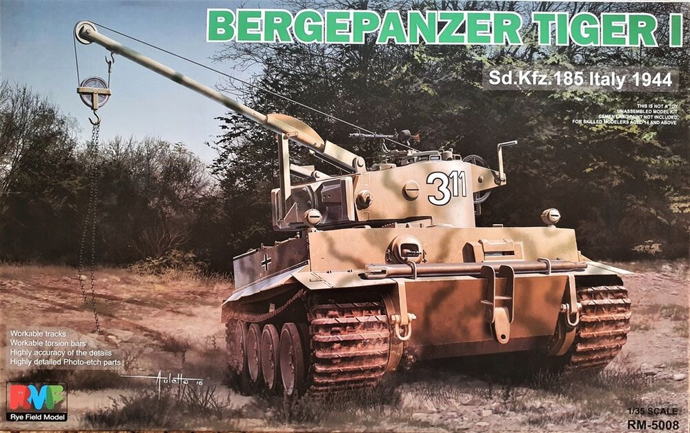 Bergepanzer Tiger I Sd.Kfz.185 Italy1944