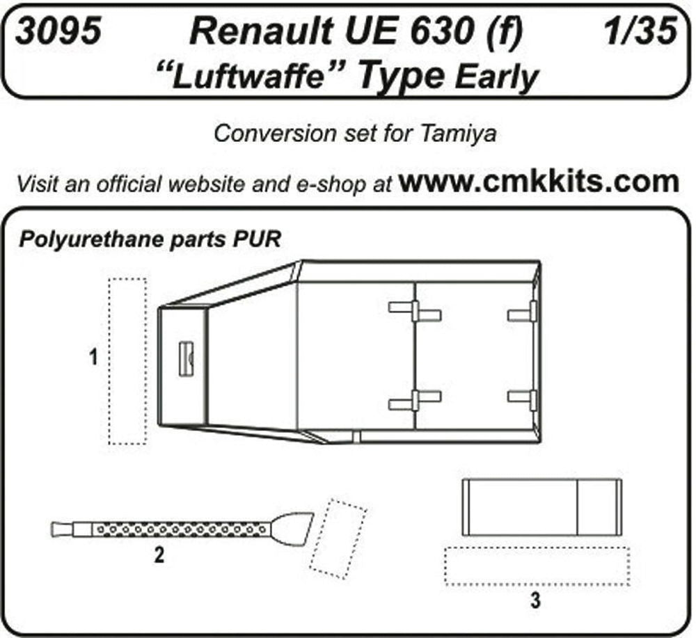 Renault UE 630 (f) Luftwaffe Type Early f��r Tamiya Bausatz