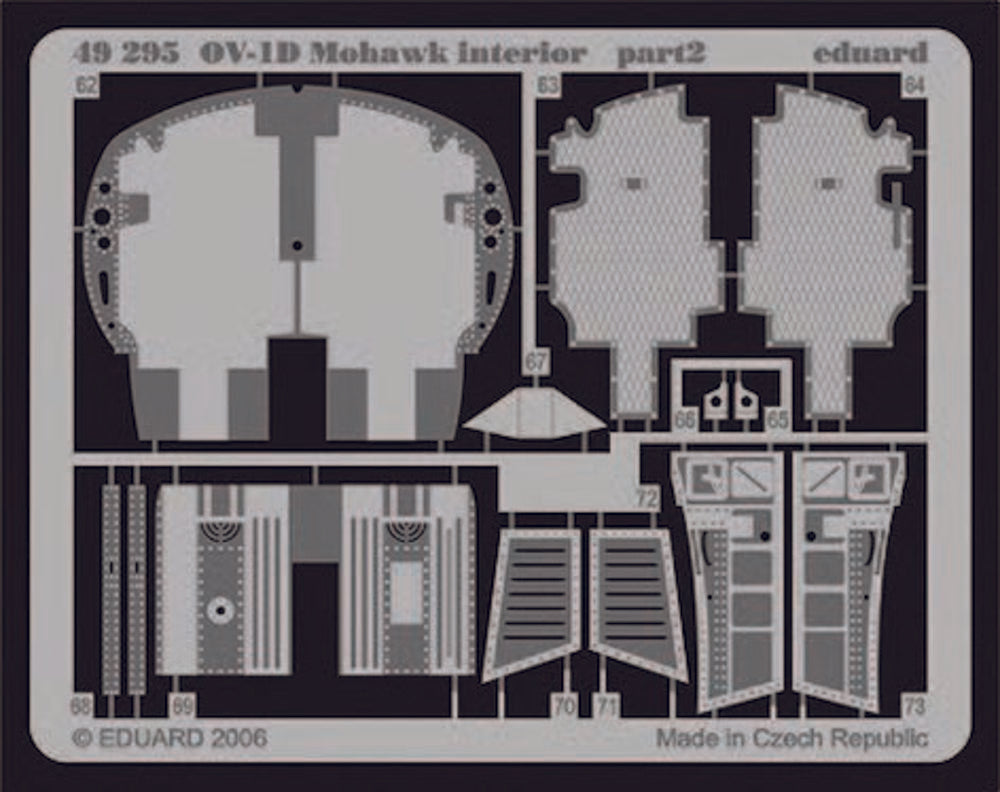 OV-1D Mohawk interior f��r Roden Bausatz