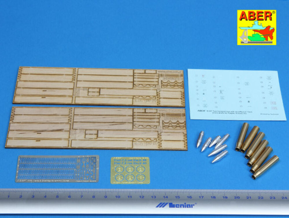 Transport boxes with 6 ammo PzKpfw. IV