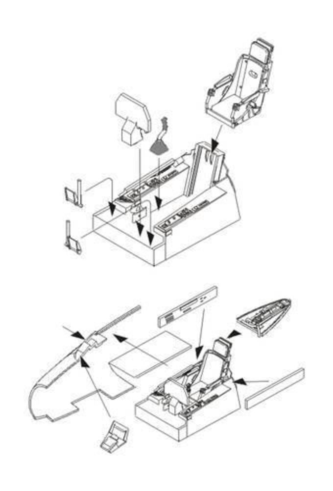 F-86F Interior set