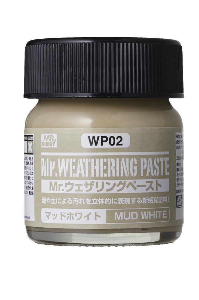 Mr Hobby -Gunze Weathering Paste Mud White 40ml