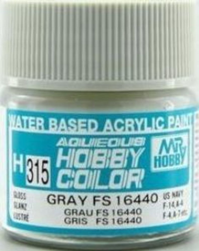 Mr Hobby -Gunze Aqueous Hobby Colors (10 ml) Gray FS 16440