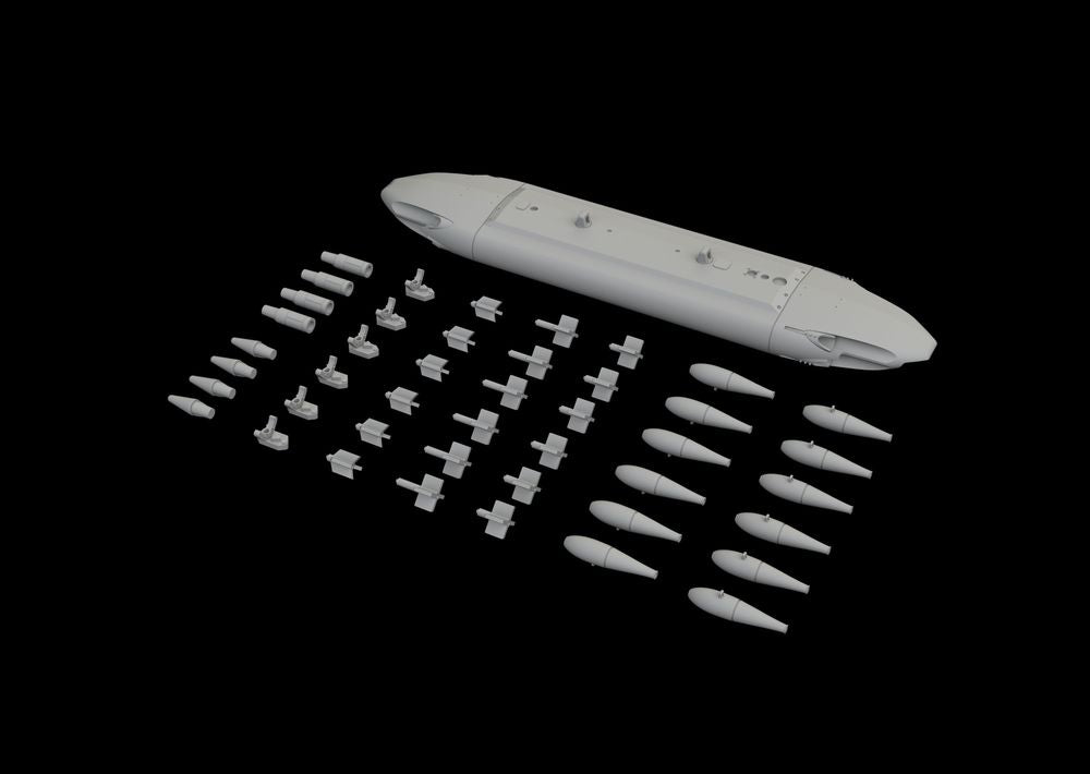 SUU-20 dispenser w/ BDU-33 & Mk.76 bombs