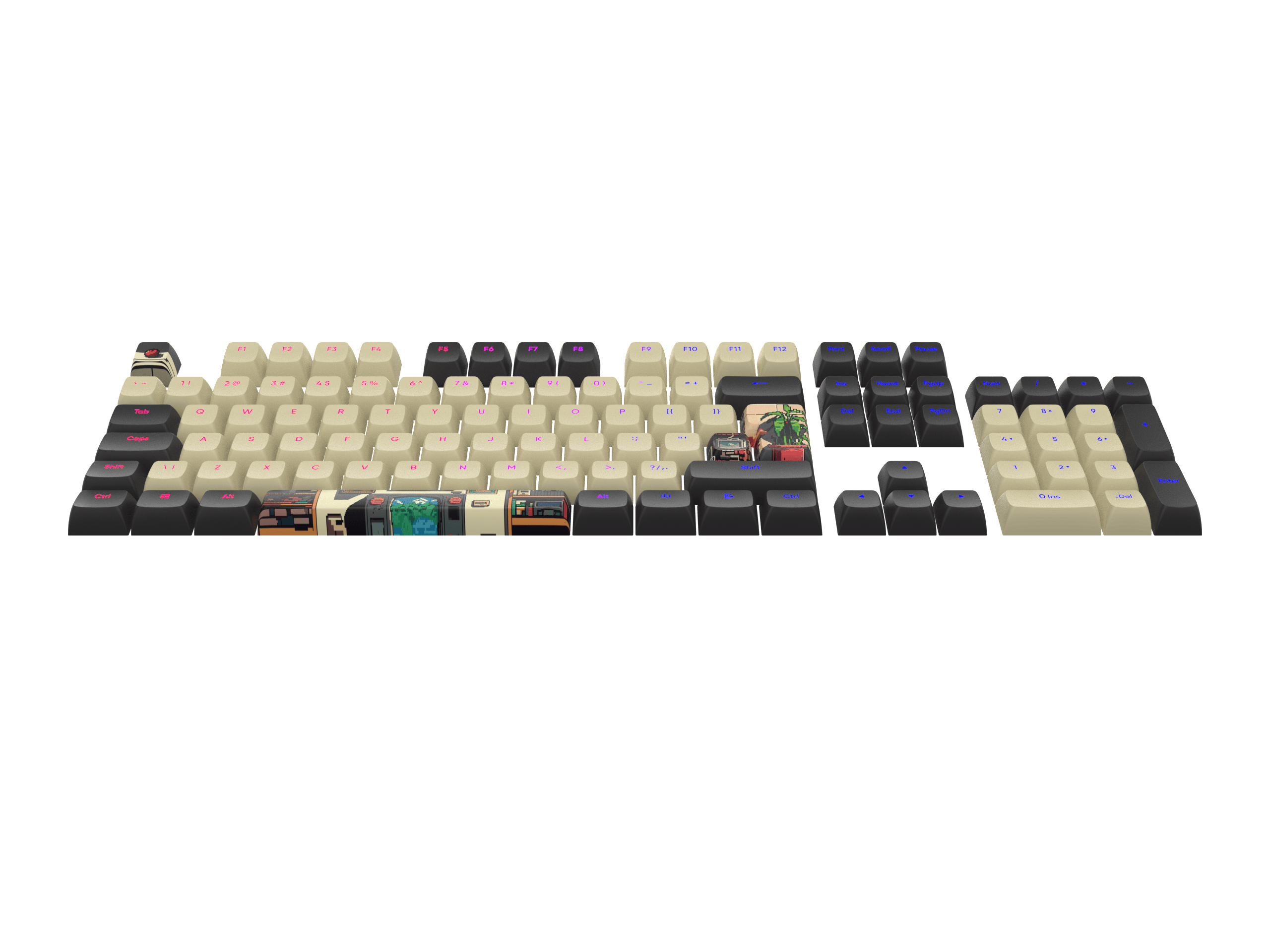Dark Project - Arcade Keycaps [ANSI & ISO]
