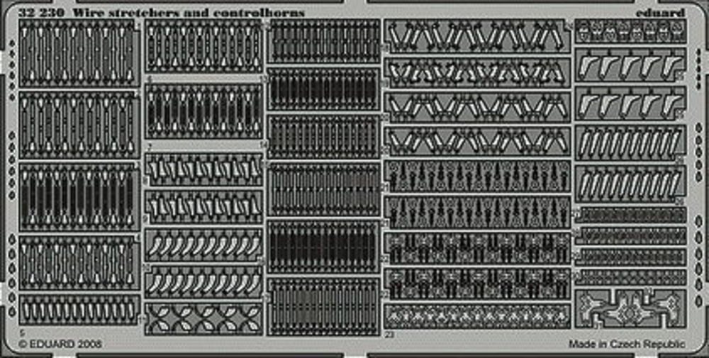 Wire stretchers & controlhorns