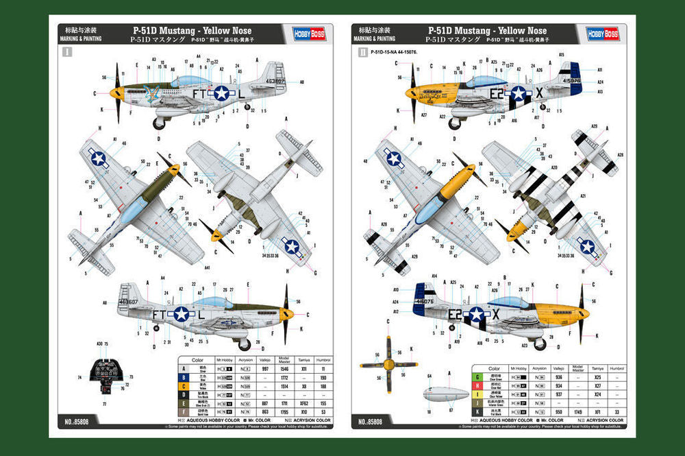 P-51D Mustang-Yellow Nose