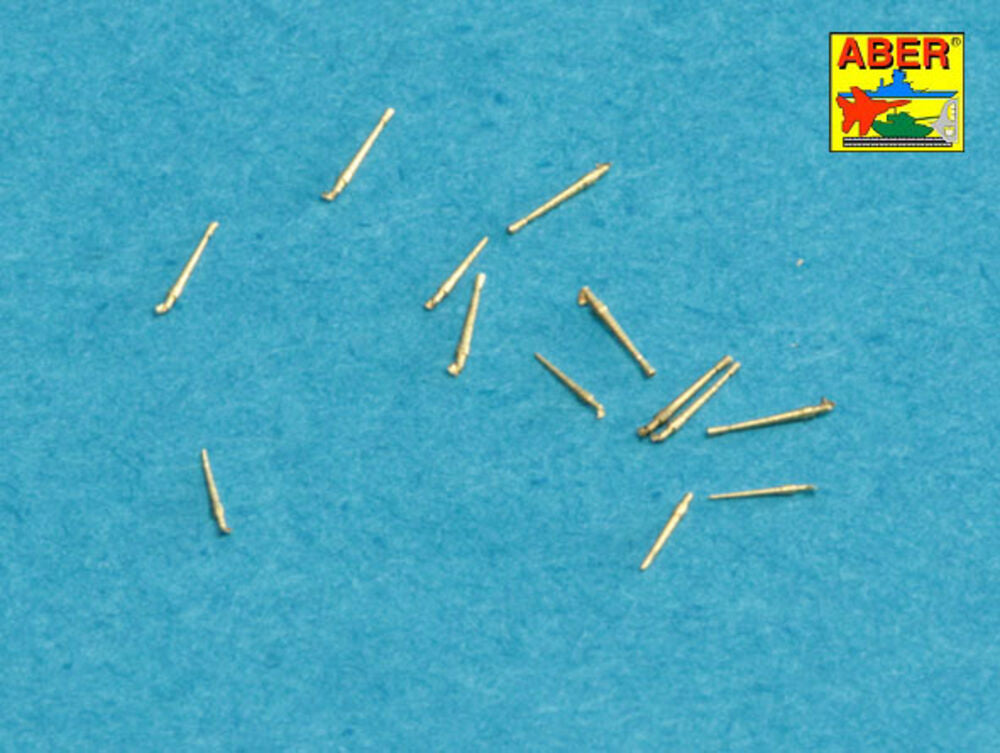 Set of 16 pcs 3,7 cm Flak 42 gun barrels for German war ships