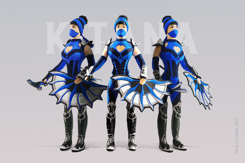 Collectible plush MORTAL KOMBAT Kitana 36 cm