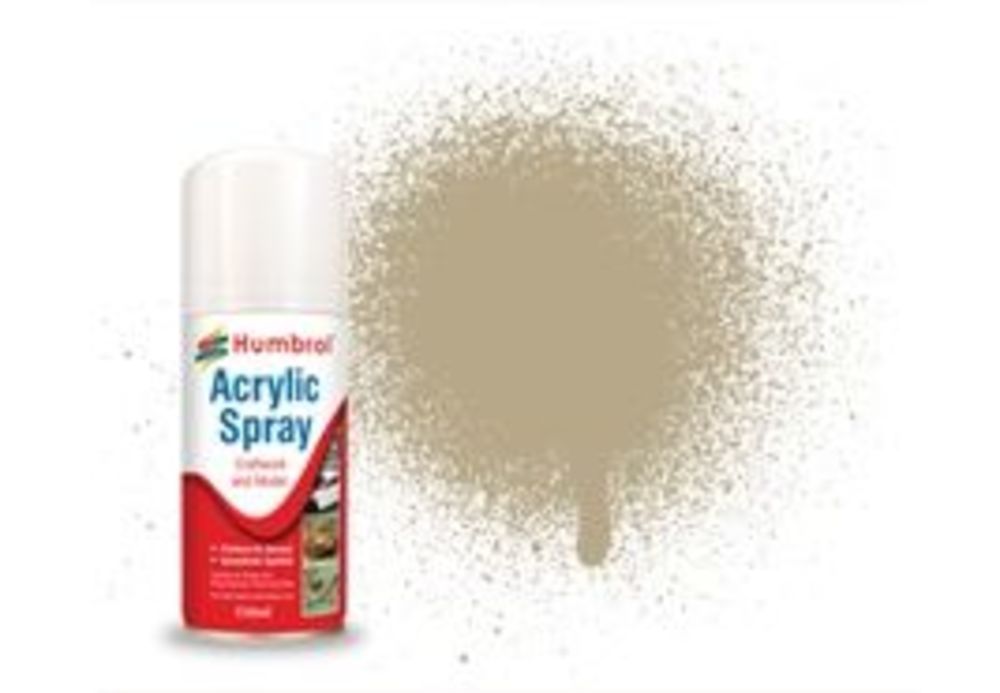 HUMBROL ACRYLIC HOBBY SPRAY 150ML No 237 Desert Tan