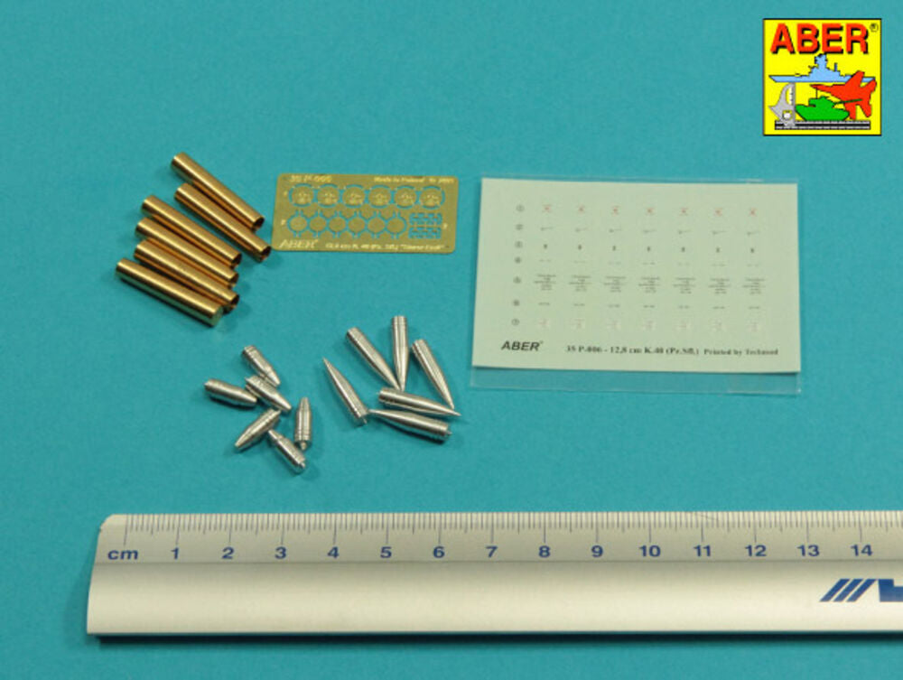 German ammunition set for12,8cm K.40 (Pz.Sfl.) Sturer Emil