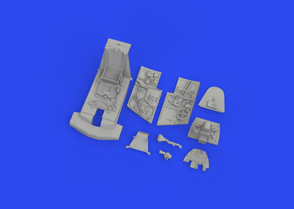 Bf 109F cockpit PRINT 1/72 EDUARD