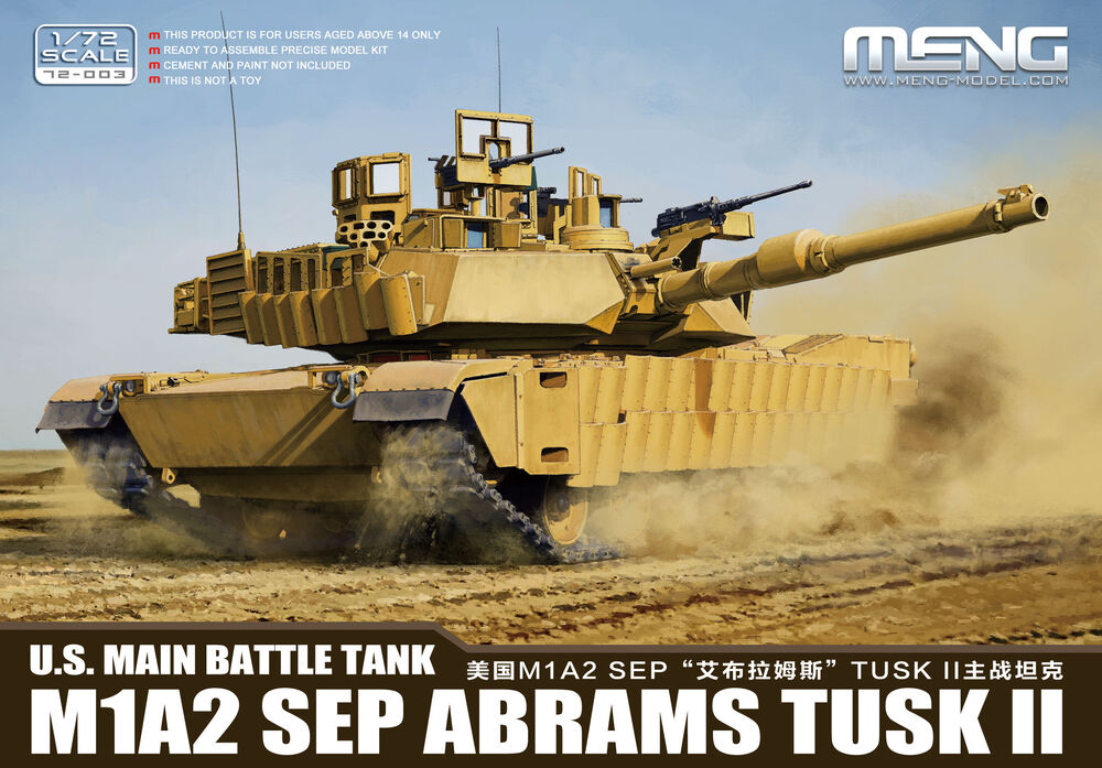 U.S. Main Battle Tank M1A2 SEP Abrams TUSK II