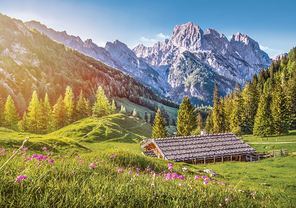 Summer in the Alps, Puzzle 500 Teile