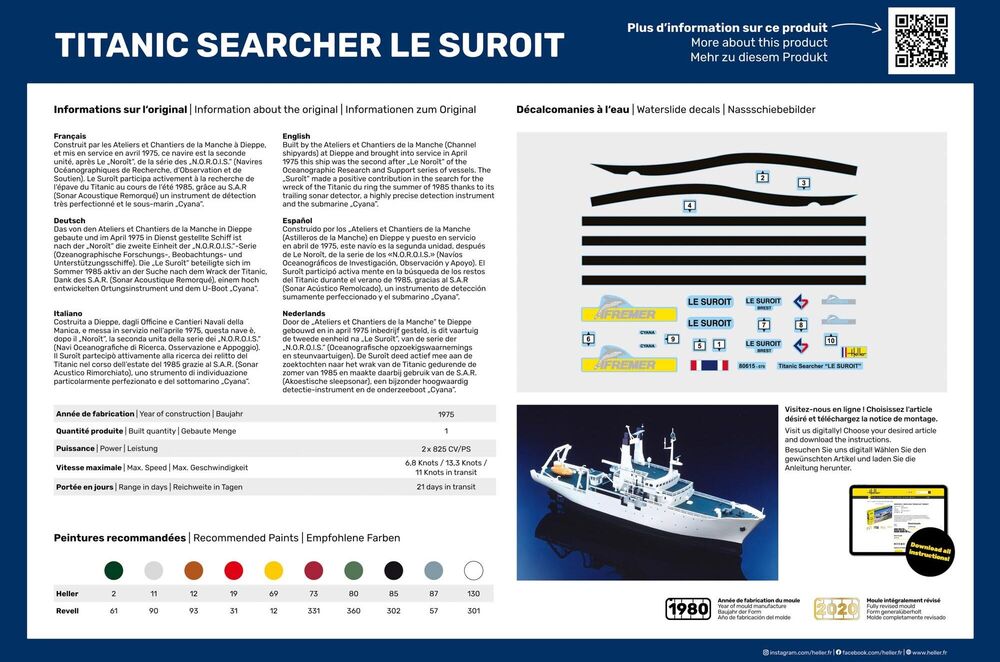 Titanic Searcher Le Suroit