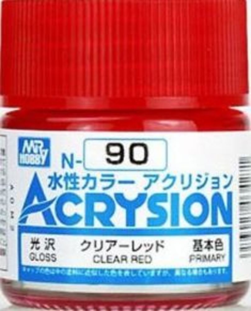 Mr Hobby -Gunze Acrysion (10 ml) Clear Red