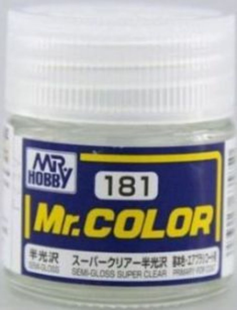 Mr Hobby -Gunze Mr. Color (10 ml) Semi-Gloss Super Clear