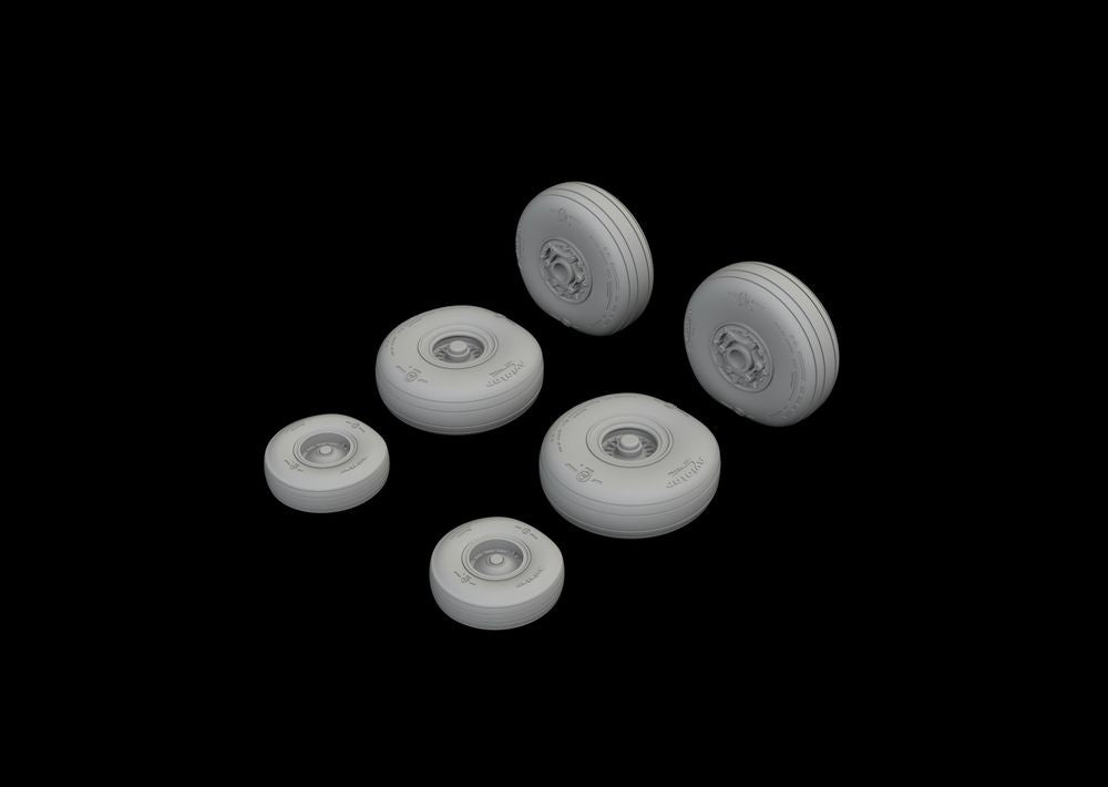 C-130 wheels 1/72 for ZVEZDA