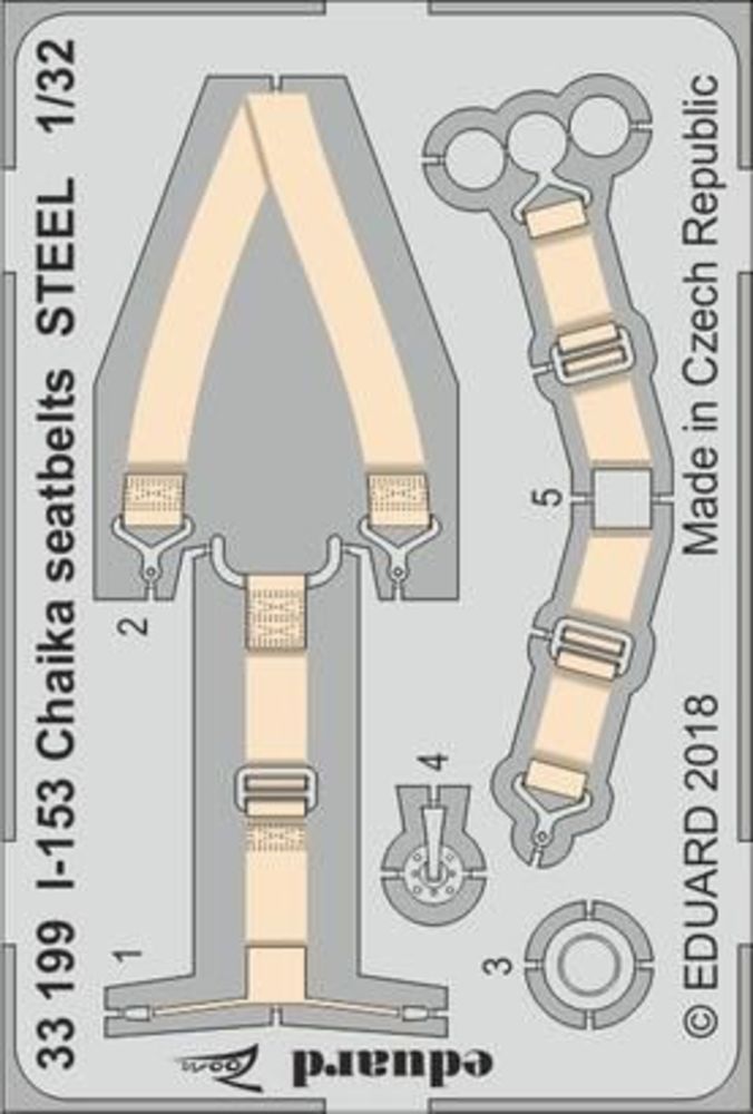 I-153 Chaika seatbelts STEEL for ICM