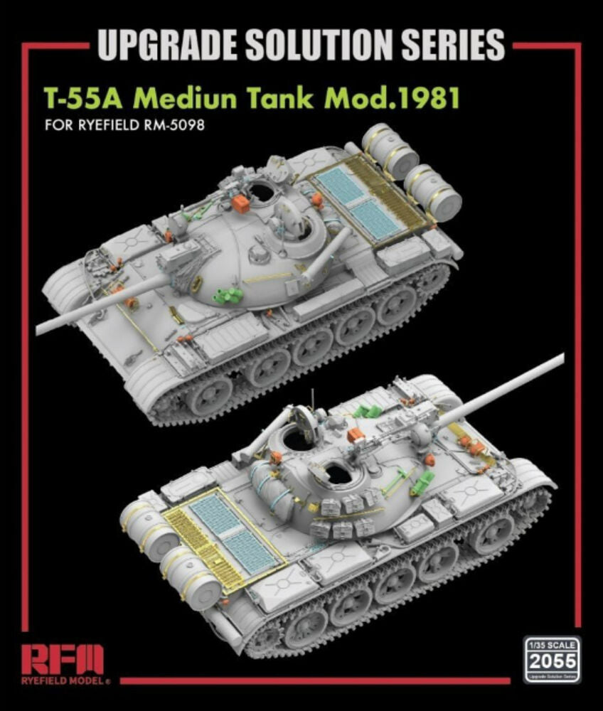 T-55A Medium Tank Mod. 1981 for RFM5098 - Upgrade Solution 1/35