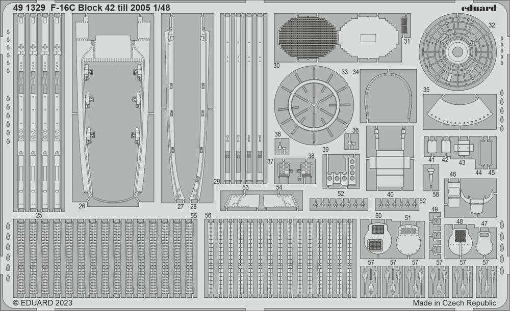 F-16C Block 42 till 2005 1/48 for KINETIC