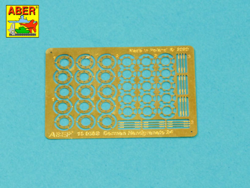 German Stielhandgranate 24 ���set of 15 pcs. Metal and wood  parts