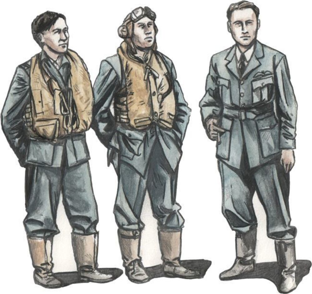 Barracuda Crew Members-Standing (3 fig.)