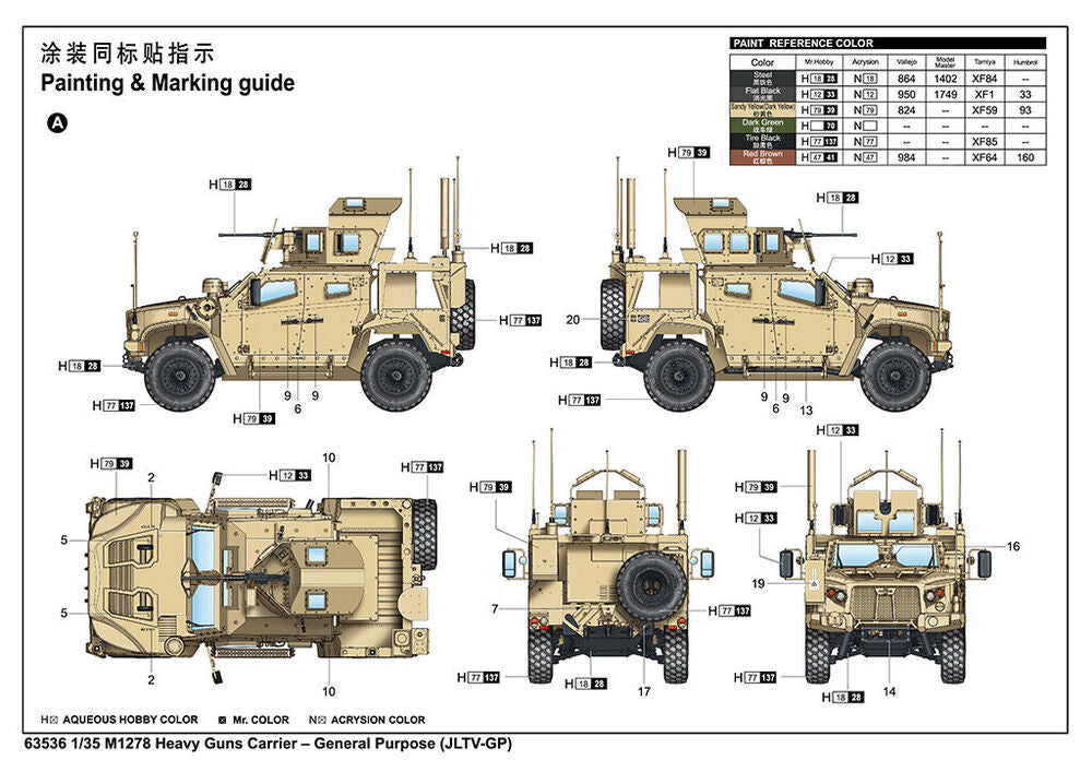 M1278 Heavy Guns CarrierGeneral Purpose(JLTV-GP)