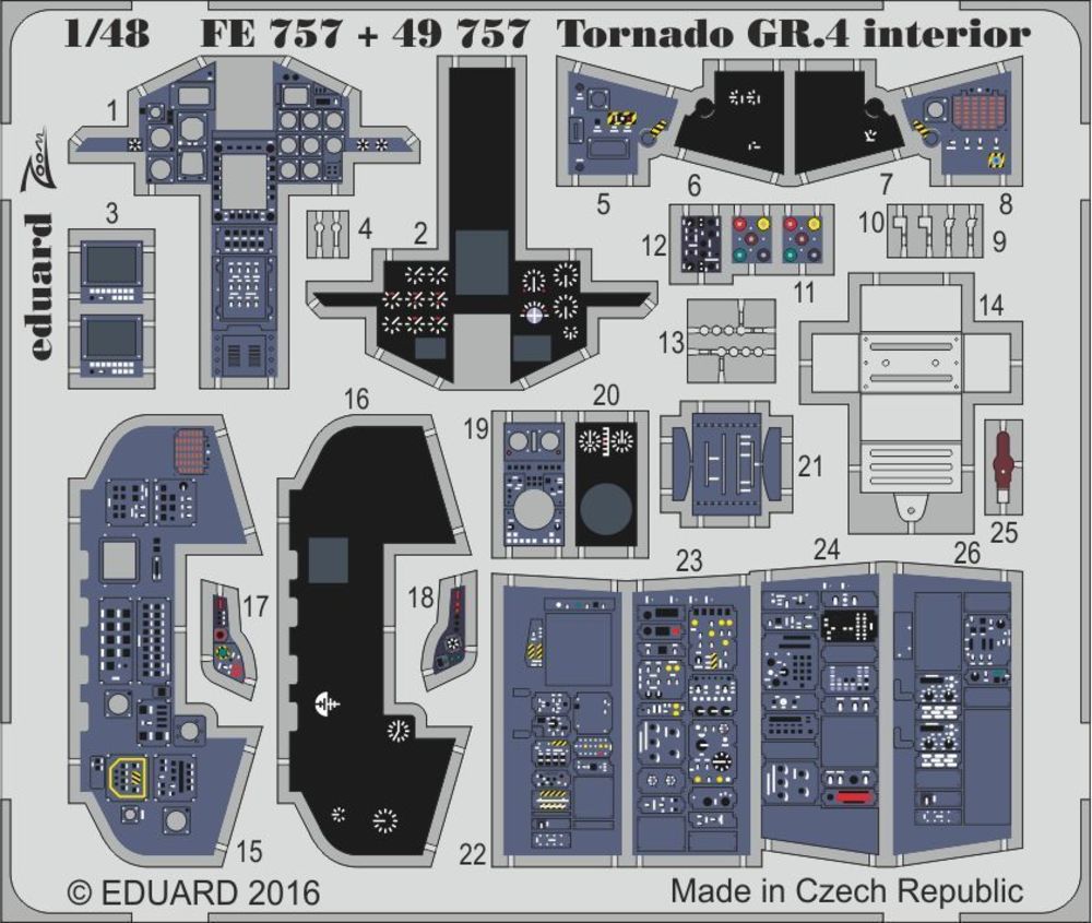 Tornado GR.4 interior for Revell