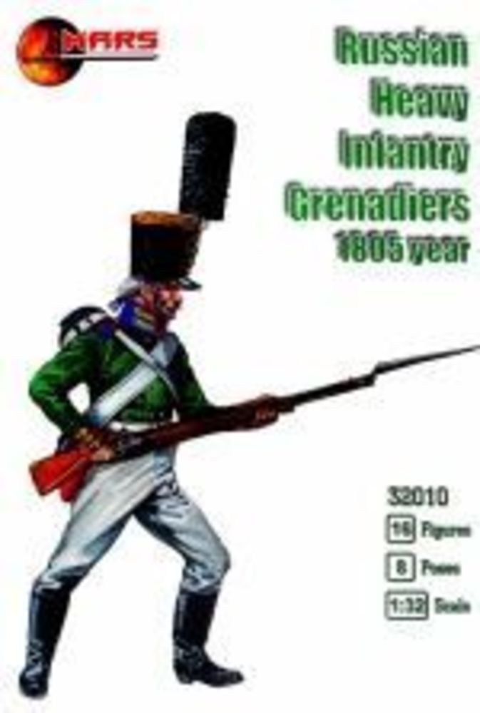 Russian heavy infantry grenadiers,1805ye