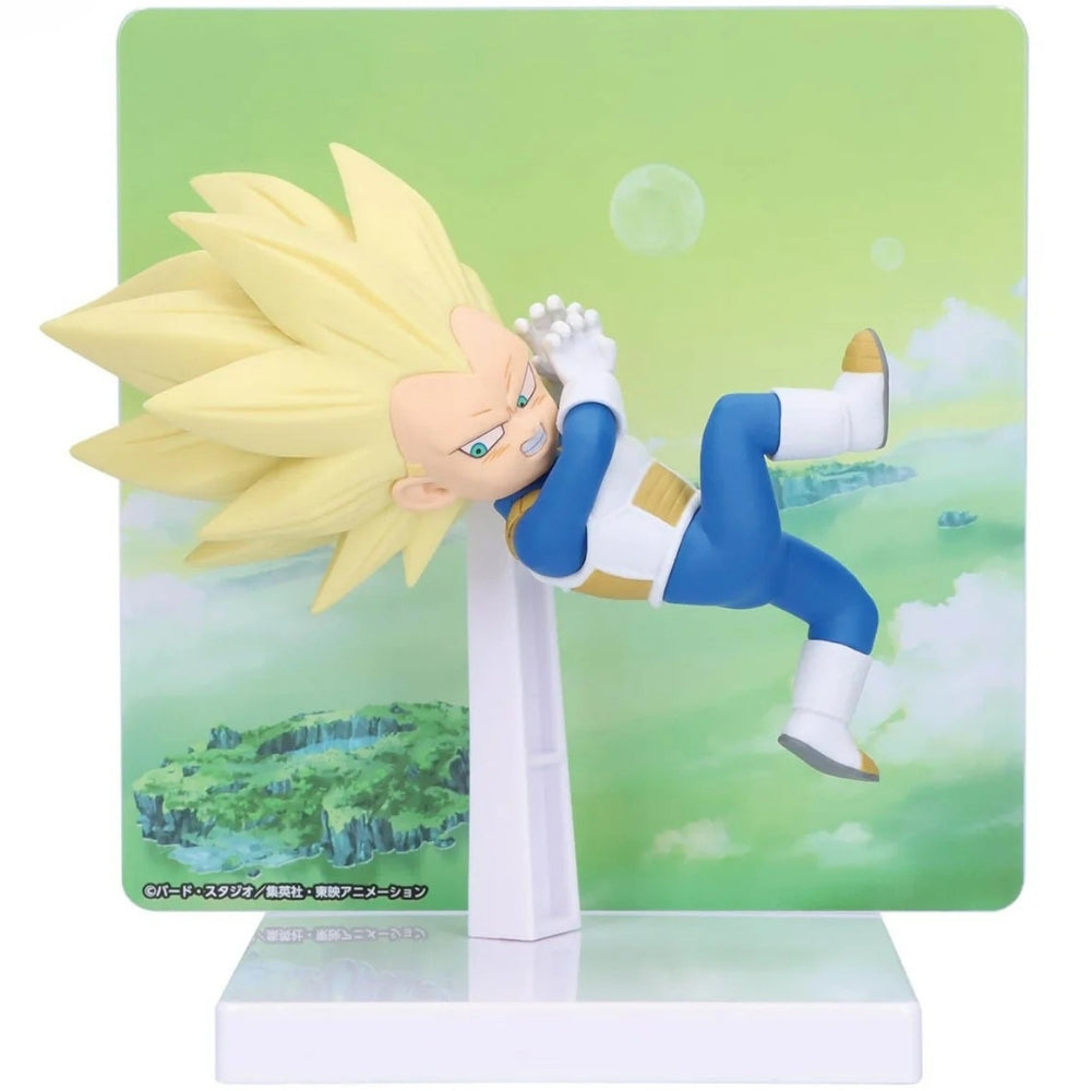Bandai Dragon Ball Daima - Daima Super Saiyan 3 Vegeta(Mini) Figure With Panel