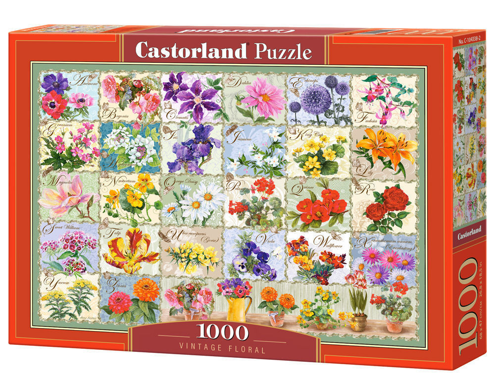 Vintage Floral, Puzzle 1000 Teile