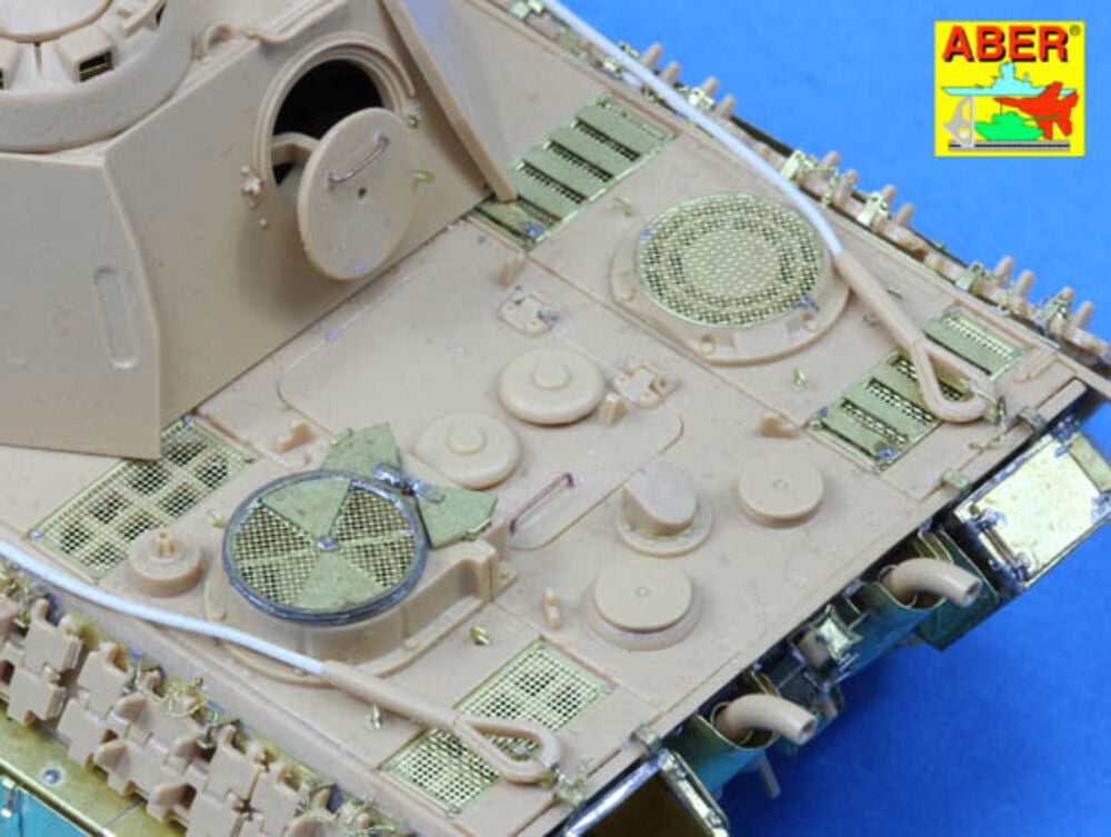Grilles for Sd.Kfz. 171 Panther, Ausf.G Late model