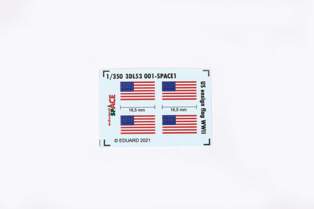 US ensign flag WWII SPACE