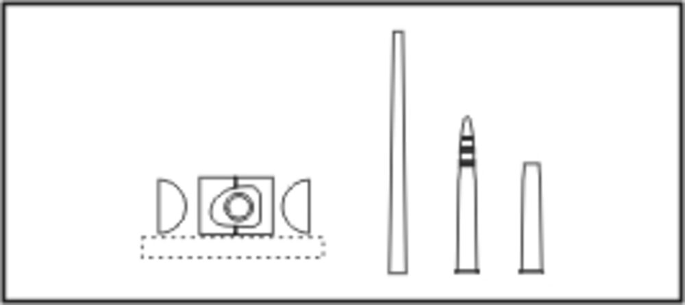 IS-1 / IS-85 85 mm D5-t gun mit Patronen