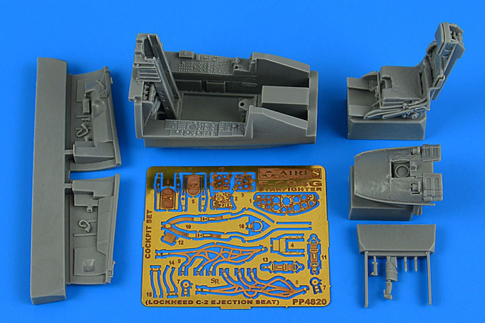 F-104G Starfighter cockpit set (C-2 ej. seat) for Kinetic