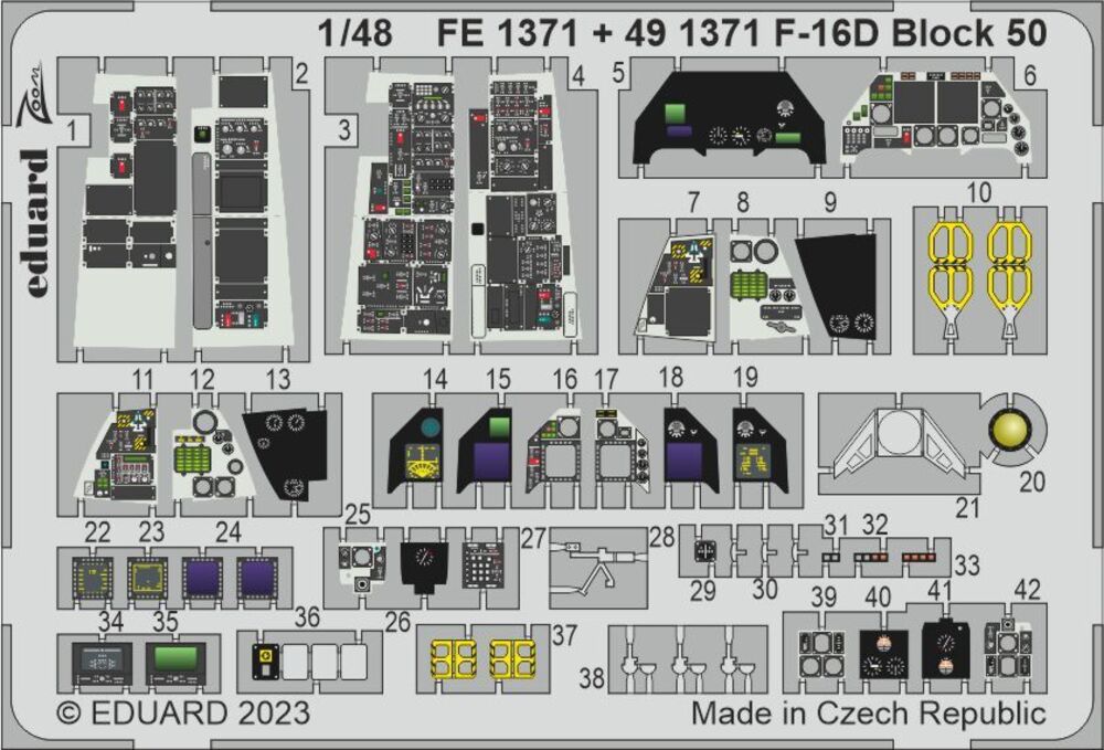 F-16D Block 50 1/48 KINETIC