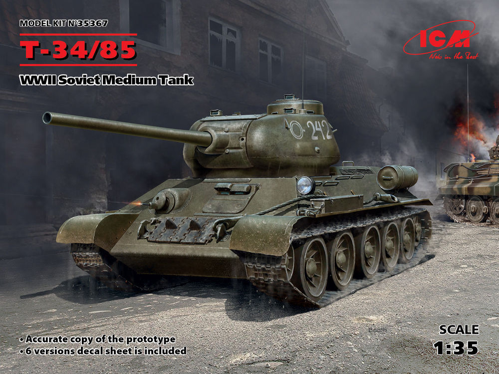 T-34-85, WWII Soviet Medium Tank