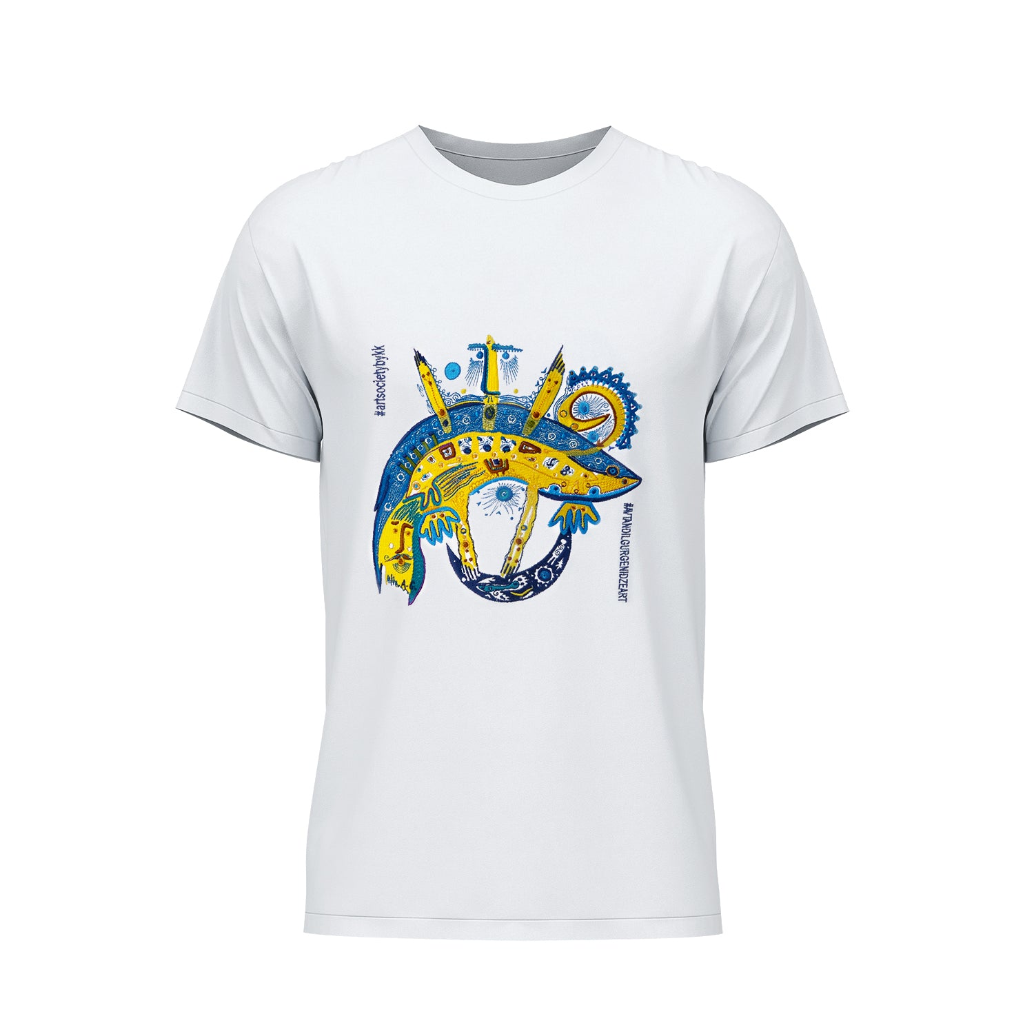 WP Merchandise Avtandil Gurgenidze T-shirt, Artwork I, white, XL