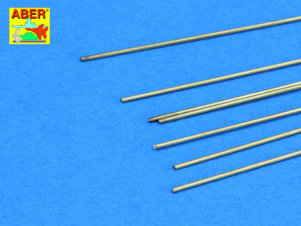 Brass round rods 0,7mm length 250mm x7pcs