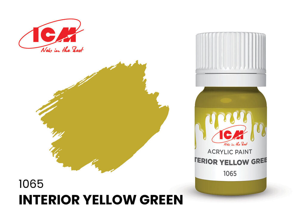 GREEN Interior Yellow Green bottle 12 ml