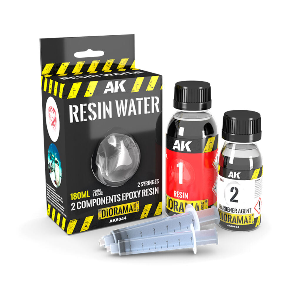 RESIN WATER 2-COMPONENTS EPOXY RESIN - 180ml