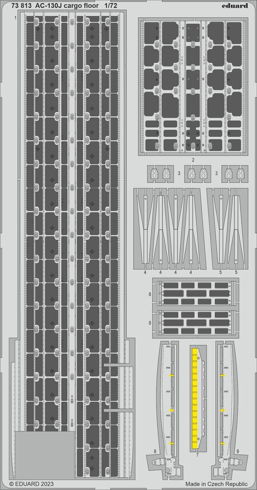 AC-130J cargo floor 1/72 ZVEZDA